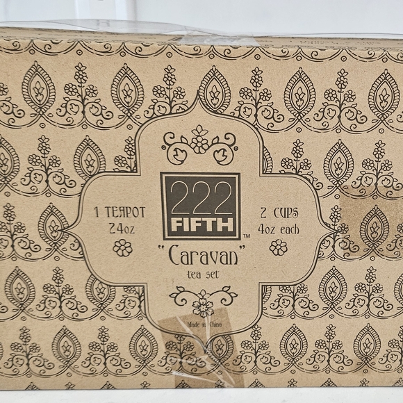 White Elephant Tea Set with Floral Design - Picture 3 of 8